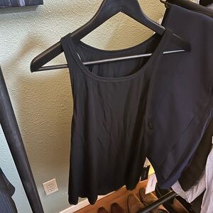 Charlie Black Athletic Tank Top